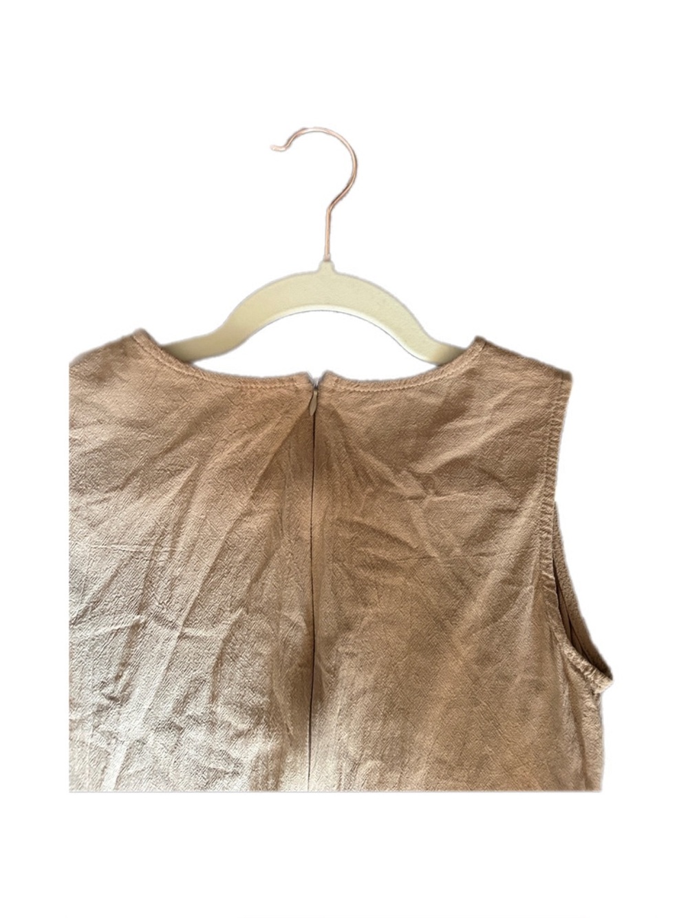 Sleeveless Maxi Dress in Taupe Brown - Picture 4 of 4